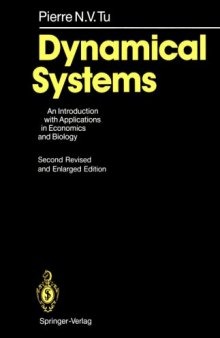 Dynamical Systems. An Introduction with Applications in Economics and Biology
