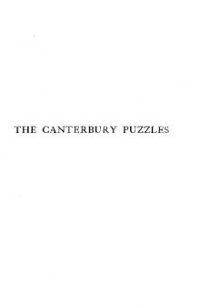 The Canterbury Puzzles