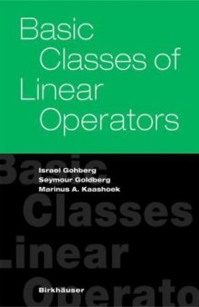 Basic classes of linear operators