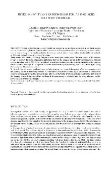Intelligent fuzzy controller for a lead acid battery charger