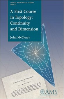A first course in topology: continuity and dimension