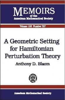 A geometric setting for Hamiltonian perturbation theory