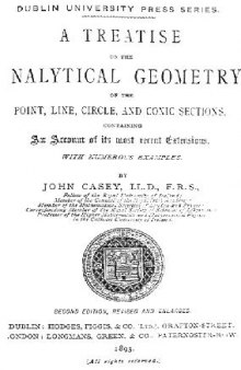 A treatise on the analytical geometry