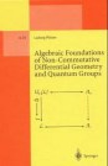 Algebraic foundations of non-commutative differential geometry and quantum groups