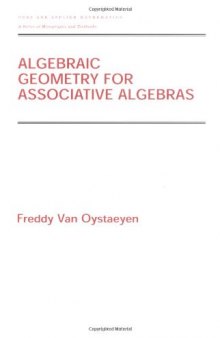 Algebraic geometry for associative algebras