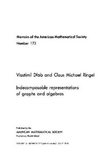 Indecomposable Representations of Graphs and Algebras