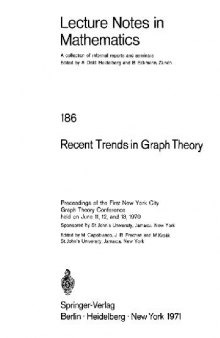 Recent Trends In Graph Theory