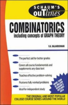 Schaum's Outline of Theory and Problems of Combinatorics including concepts of Graph Theory