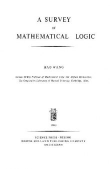 A Survey of Mathematical Logic.
