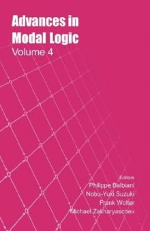 Advances In Modal Logic Volume 4