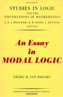 An Essay in Modal Logic