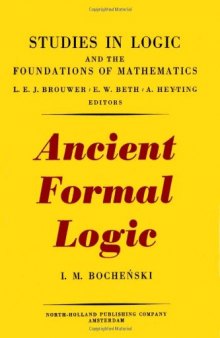 Ancient Formal Logic