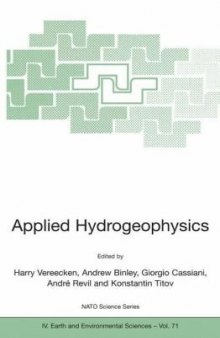Applied Hydrogeophysics (Nato Science Series: IV: Earth and Environmental Sciences)