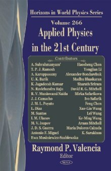 Applied Physics in the 21st Century (Horizons in World Physics)