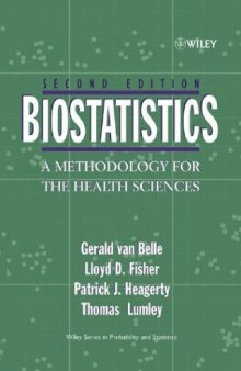 Biostatistics A Methodology For the Health Sciences
