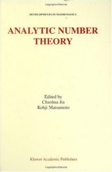 Analytic number theory Proceedings Beijing-Kyoto
