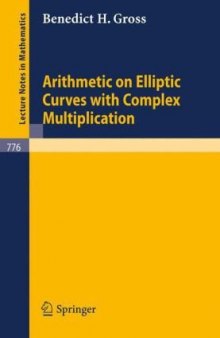 Arithmetic of elliptic curves with complex multiplication
