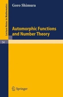 Automorphic functions and number theory