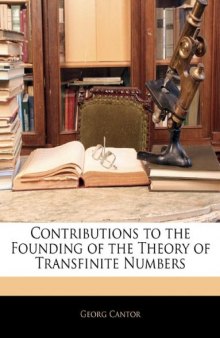 Contributions to the founding of the theory of transfinite numbers