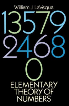 Elementary theory of numbers