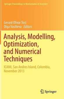 Analysis, Modelling, Optimization, and Numerical Techniques: ICAMI, San Andres Island, Colombia, November 2013