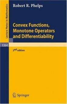 Convex Functions, Monotone Operators and Differentiability