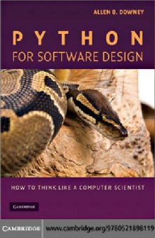 Python for Software Design - How to Think Like a Computer Scientist