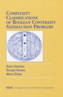 Complexity classifications of Boolean constraint satisfaction problems