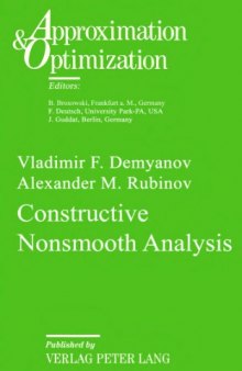 Constructive nonsmooth analysis