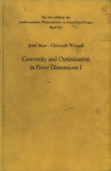 Convexity and optimization in finite dimensions I