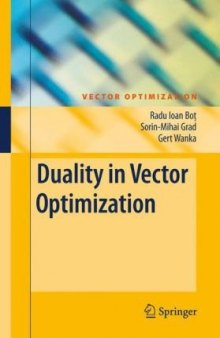 Duality in vector optimization