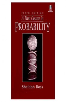 A First Course in Probability, 5th Ed scanned + Solutions Manual
