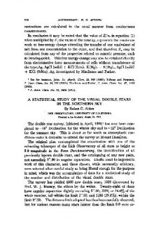 A Statistical Study of the Visual Double Stars in the Northern Sky (1915)(en)(5s)