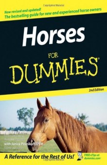 Horses For Dummies (For Dummies (Pets))