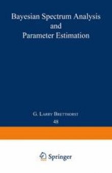 Bayesian Spectrum Analysis and Parameter Estimation