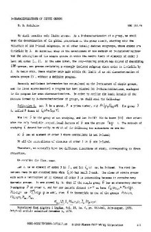 3-characterizations of finite groups