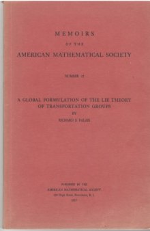 A Global Formulation Of Lie Theory of Transformational Groups