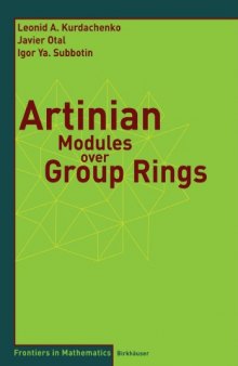 Artinian modules group rings