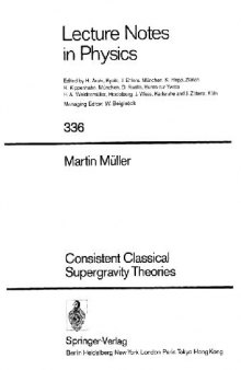 Consistent classical supergravity theories