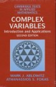 Complex Variables: Introduction and Applications 