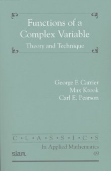 Functions of a complex variable: theory and practice