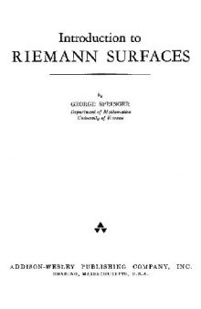 Introduction to Riemann Surfaces