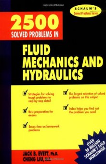 2500 solved problems in fluid mechanics and hydraulics