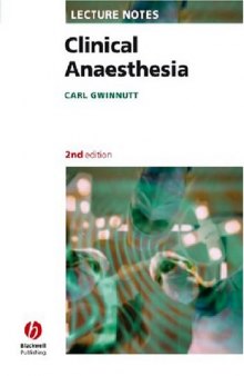 Lectures Notes Clinical Anesthesia