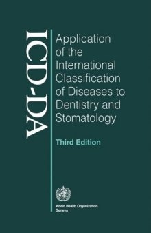 Application of the International Classification of Diseases to Dentistry and Stomatology