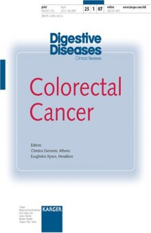 Colorectal Cancer: Special Issue: Digestive Diseases 2007