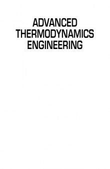 Advanced Thermodynamics Engineering 