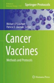 Cancer Vaccines: Methods and Protocols