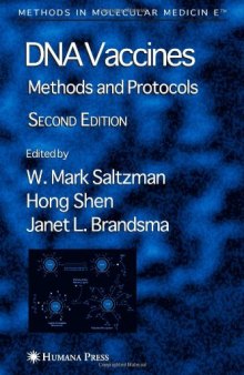 DNA Vaccines: Methods and Protocols 2nd ed (Methods in Molecular Medicine)