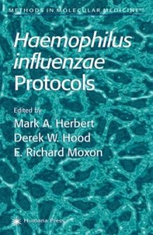 Hemophilus Influenzae Protocols (Methods in Molecular Medicine)